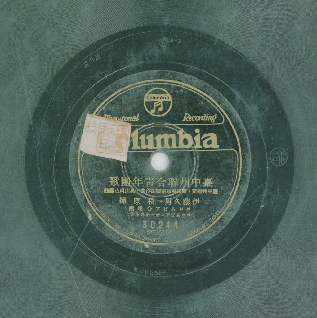 臺中州聯合青年團歌